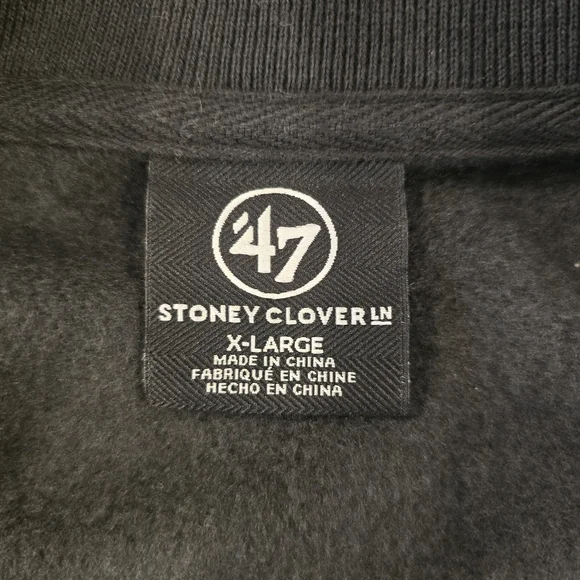 47 Philly Eagles Womens Black Stoney Clover Long Sleeve Track Jacket Sz Xl Nwt - Picture 12 of 15